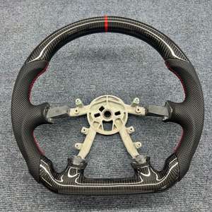 Volant sport en cuir et fibre de carbone de haute qualité pour Corvette <span class=keywords><strong>C5</strong></span> avec installation facile - Modification des pièces intérieures - Product Image 1