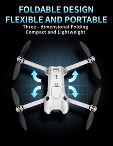 Dron M4 Súper Fácil de Usar para Principiantes con Control Remoto de Largo Alcance, Conectividad Inalámbrica, Evitación de Obstáculos y Funciones de Dron de Regalo - Product Image 3