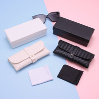 Étui Rigide Organisateur à Logo Personnalisé pour Lunettes, Boîtes d'Emballage de Lunettes de Soleil de Luxe, Ensemble d'Emballage de Lun Luxe