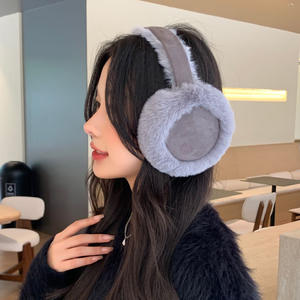 <span class=keywords><strong>Cache</strong></span>-oreilles pliable pour femmes Protection contre le froid Couvre-oreilles en peluche douce <span class=keywords><strong>Cache</strong></span>-oreilles pour l'hiver - Product Image 6