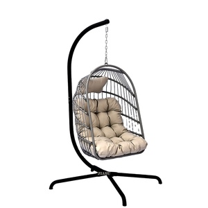 भारी शुल्क स्क्रीन स्विंग आधुनिक घर के बाहर कुर्सी सेट वयस्कों कमरे में रहने वाले भारत स्टील आँगन झूलों निविड़ अंधकार - Product Image 1