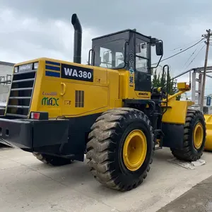 Machineries Komatsu Wa380-3 chargeur frontal d'occasion chargeur sur pneus CE fourni machines d'ingénierie et de construction d'occasion 15 tonnes 2010