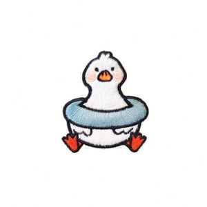 Mini-canards mignons à transfert thermique pour T-shirts, patchs brodés autocollants de dessins animés pour vêtements - Product Image 5