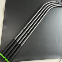 SEEHOO Canne à pêche à la carpe en fibre de carbone avec boule d'appât pour carpe, tube de lancer d'appât, bâton de lancer d'appât