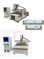 Máquina CNC Router ATC Lineal de un Solo Husillo 1325 con Mesa de Adsorción al Vacío para Producción de Puertas de Armarios y Muebles