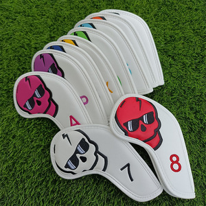 Housse de tête de club de golf Creative Gull, housse de tête de club de golf portable, housse de club en cuir PU coloré pour hommes et femmes - Product Image 2