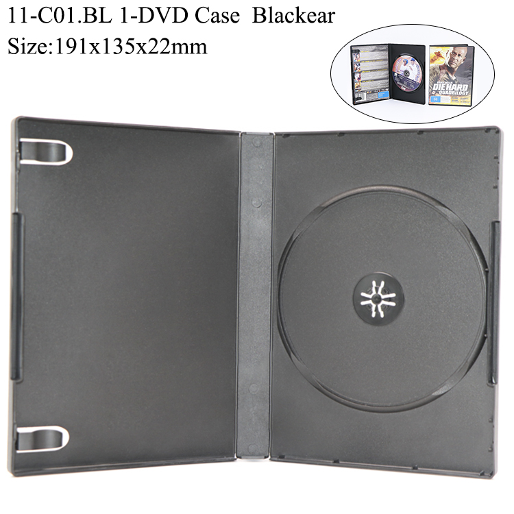C01&nbsp;:&nbsp;22&nbsp;mm 1&nbsp;boîtier DVD noir