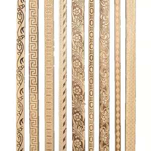 แม่พิมพ์แกะสลักไม้โบราณ แผ่นตกแต่งเฟอร์นิเจอร์ ลวดลายฉลุ แผ่นปิดขอบลายนูน - Product Image 2