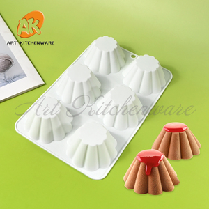 AK New Mountain Silicone <span class=keywords><strong>Muffin</strong></span> Plateau De Cuisson Mousse Gâteau Moules Savon Bougie Silicone 3d Moules pour Chocolat Gelée Gâteau Accessoires - Product Image 1