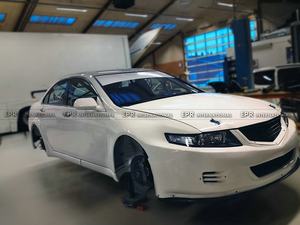 Falda lateral ancha de alta calidad para HONDA Accord CL7 WTCC tipo 2005-2008 (estiramiento facial) Material de fibra de vidrio - Product Image 3