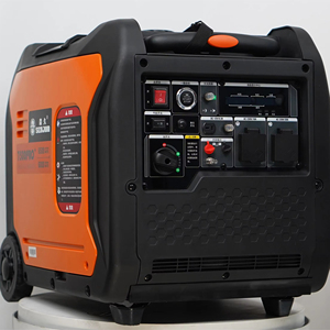 Xách tay 6KW điện lớn siêu im lặng biến tần Máy phát điện xăng/điện từ xa bắt đầu 220V 5500W Máy Phát Điện Xăng cho trại - Product Image 1