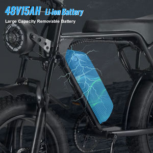 จักรยานไฟฟ้าภูเขาทรงพลัง 48V มอเตอร์คู่ แบตเตอรี่ลิเธียม ยางอ้วน 26 นิ้ว - Product Image 4