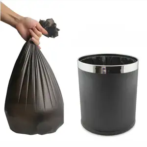 Vente en gros de sacs poubelle à couvercle plat personnalisation sacs à ordures en plastique HDPE à fond scellé en étoile de Chine