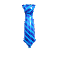 Ballons de fête à thème Fête des Pères, nœuds papillon, barbes, en polyester imperméable, taille personnalisée, noir et bleu, impression typographique – Vente chaude