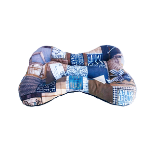 Coussin pour chien Yommy en forme d'os 90x70cm, lit doux pour animaux de compagnie - Product Image 1