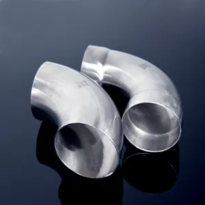 SS304/316L stainless steel pipe fitting 90 degree elbow fitting butt weld
