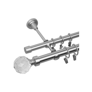 Riel de Techo Doble de PVC de Alta Resistencia Bojanek, Juego Completo para Cortinas de Ventana con Deslizadores Suaves, Riel Resistente y Todas las Piezas de Fijación Necesarias - Product Image 1