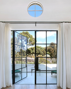 Portes battantes doubles en acier galvanisé à froid pour la sécurité des villas - Product Image 2