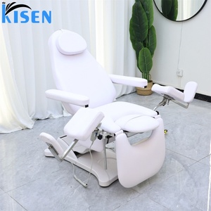Table de traitement multifonctionnelle électrique KISEN pour hôpital, 2 moteurs, fauteuil d'examen gynécologique, lit d'accouchement obstétrical avec étriers - Product Image 6