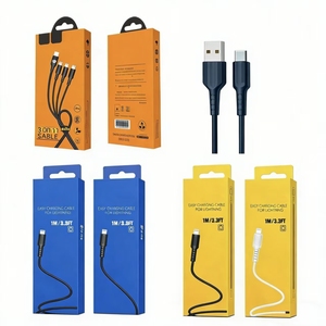 Caja <span class=keywords><strong>de</strong></span> Embalaje <span class=keywords><strong>de</strong></span> Cartón Plegable para Cables <span class=keywords><strong>de</strong></span> <span class=keywords><strong>Carga</strong></span>, Accesorios para Teléfonos Personalizados, Cargadores, Productos Electrónicos <span class=keywords><strong>de</strong></span> Consumo, con Etiqueta Colgante - Product Image 1
