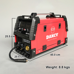 เครื่องเชื่อม MIG160 แบบสองแรงดันไฟฟ้า 110V/220V ระบบ Synergic 4-in-1 สำหรับเชื่อม <span class=keywords><strong>MIG</strong></span>/MAG/MMA/TIG เหมาะสำหรับงาน DIY ที่บ้านและผู้เริ่มต้น - Product Image 4