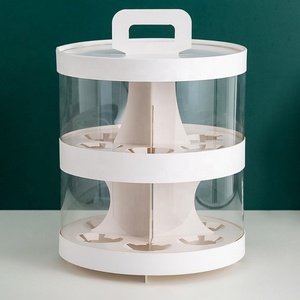 Customize clear Cupcake <b>Boxes</b> Low Moq with Handle 24 Cupcake <b>Boxes</b> Wholesale - Product Image 3