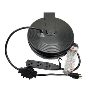 Kim loại nhà ở mùa xuân nạp tự động có thể thu vào ổ cắm điện mở rộng dây cáp Reel 10m - Product Image 5