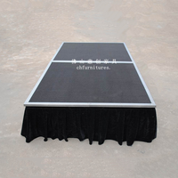 Scènes pliantes portables pour événements, mobilier de fête, plateformes de location, équipement de scène pour banquets et mariages