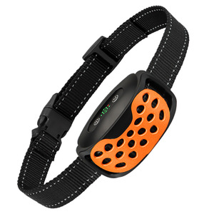 Dispositivo Inteligente Antiladridos para Mascotas V2 Naranja Recargable para Perros - Product Image 1