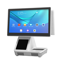 Sistema de Punto de Venta Todo en Uno de Alto Rendimiento con Pantalla Táctil Dual de 13.3 Pulgadas 1920x1080, Intel Core I5 de 7ª Generación, Windows 10