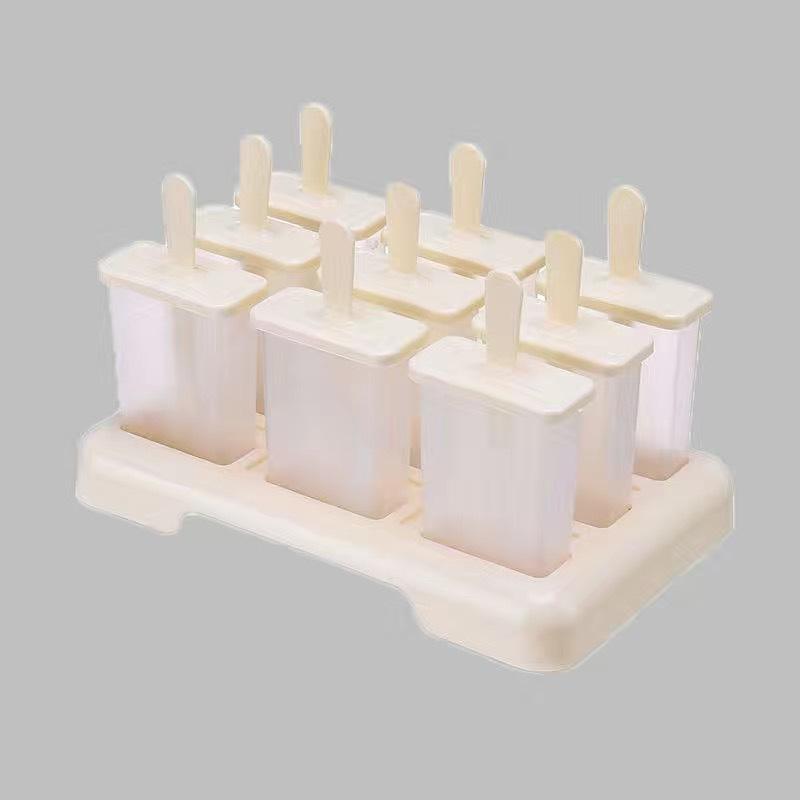 9 beige-9 plastic rods
