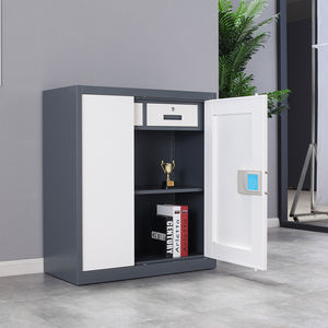 Archivadores seguros altos de Metal de Marco delgado con bloqueo de número, archivador de acero <span class=keywords><strong>Vertical</strong></span> usado en laboratorio de borde estrecho - Product Image 2