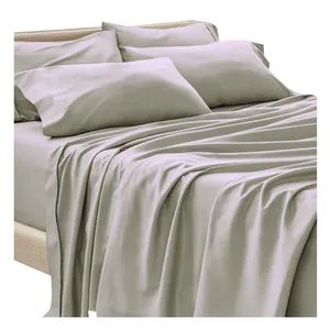 8pcsフレンチスタイルエジプト綿寝具シーツセット1000グレード300TCソリッドパターン織りチェック柄スタイル無地染め