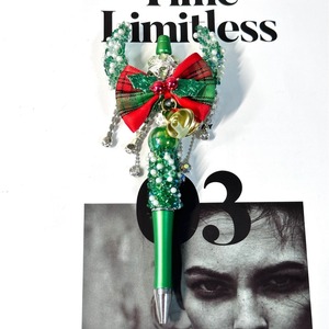 ปากกาโลหะทรงโบว์ประดับพู่ห้อย ดีไซน์หรูหรา ทันสมัย เหมาะสำหรับเขียนขนาด 0.5 มม. ของขวัญวันหยุดสุดสร้างสรรค์ อุปกรณ์การเรียน - Product Image 5