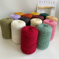 Grosir Tali Macrame Tali Katun Untai Bulat 27 Warna 3Mm untuk Diy