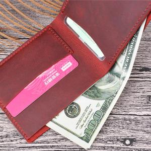 <span class=keywords><strong>Portafoglio</strong></span> da uomo in <span class=keywords><strong>pelle</strong></span> Bifold minimalista sottile tasca frontale <span class=keywords><strong>portafoglio</strong></span> con blocco RFID porta carte di credito sottile portafogli Vintage <span class=keywords><strong>fatti</strong></span> <span class=keywords><strong>a</strong></span> <span class=keywords><strong>mano</strong></span> - Product Image 3