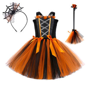 Vestido de <span class=keywords><strong>bruja</strong></span> mágica de Halloween vestido de tutú de <span class=keywords><strong>bruja</strong></span> vestido de fiesta para niños <span class=keywords><strong>disfraz</strong></span> de juego - Product Image 6