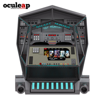 Simulateur de vol VR 2027 Nouveau simulateur de montagnes russes de tir en metaverse Machine de jeu d'arcade Cinéma volant 7D pour aire de jeux intérieure