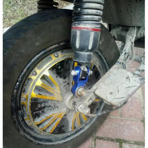 <span class=keywords><strong>Amortisseur</strong></span> de moto Motorola, rehausseur de hauteur 77 mm, rouge, en alliage d'aluminium, coussin de levage de suspension arrière - Product Image 3