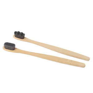 Escova de dentes de micro fibra extra macia, amostra grátis, 10000 cerdas extras, ultra macia, eco amigável, biodegradável, micro escova de dente de bambu - Product Image 3