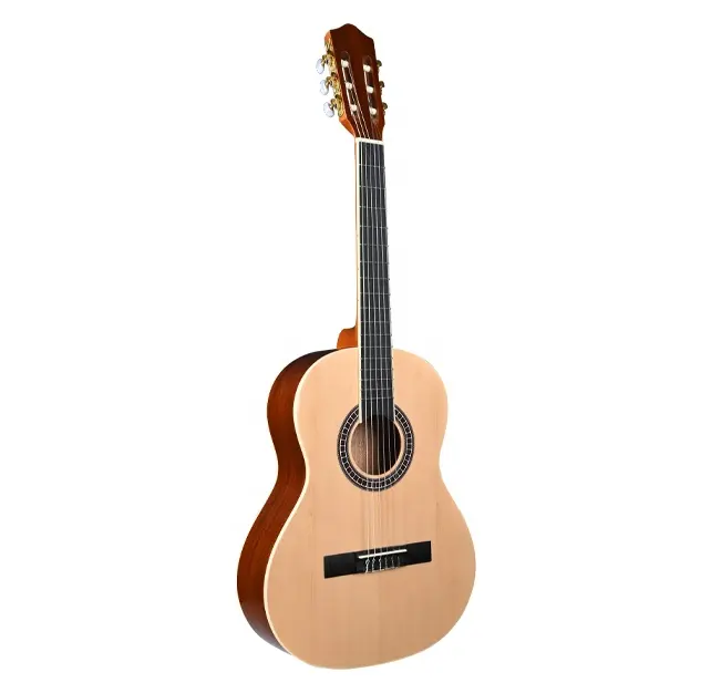 OEM Custom Logo 3/4 36 Inch Cedar Sapele Classical Guitar with Acoustic Cedar Top Personalized Musical Instrument