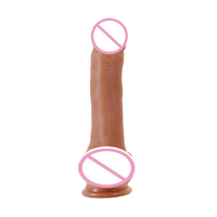 Beliebter Männlicher Dildo für Männer & Frauen USB Aufladbar Vibrierend Wasserdicht IPX7 Silikon Gummi Erwachsenen-Spielzeug