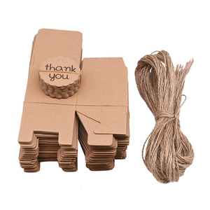 Scatola Regalo da Viaggio Personalizzata in Carta Kraft, Valigetta per Caramelle con Laminazione Opaca per Dolciumi e Confezioni Decorative - Product Image 6