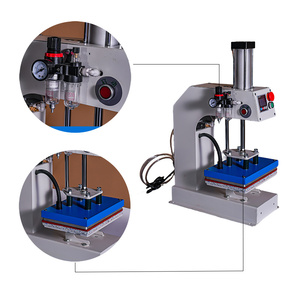 Presse à chaud pour vêtements en gros, impression de <span class=keywords><strong>logo</strong></span>, fabrication de presse à chaud, presse à chaud pneumatique à poste unique - Product Image 4