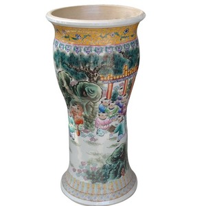 Taburetes de mesa de cerámica pintados a mano de Jingdezhen, mesas de acento de porcelana esmaltada china tradicional, venta de esmalte de cerámica artesanal - Product Image 5