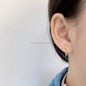 Hoge Kwaliteit Gladde Niet-Doorboorde Oorbel Stud Cabriolet Clip-On Oorbellen Schroef Oorclip Sieraden Bevindingen Onderdelen Accessoires - Product Image 5