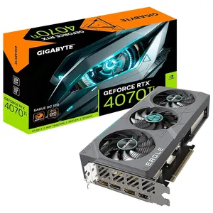 Tarjeta gráfica para juegos GIGABYTE GeForce RTX 4070 Ti EAGLE OC 12G con memoria de 192 bits GDDR6X de 12GB (2. 1 1/2 ")