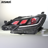 Accesorios para Automóviles JUSHUN, Faro Delantero LED para Toyota Reiz Mark X 13-17, Lámpara de Señal de Giro, Luz de Circulación Diurna, Conjunto de Faros