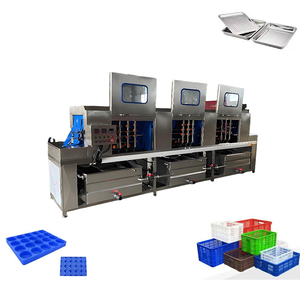 Multifunctional Motor-Driven Industrial Seafood Basket Box Washing Machine Tray Fruit Basket Bubble 750W Automatic <b>Crate</b> - Product Image 6