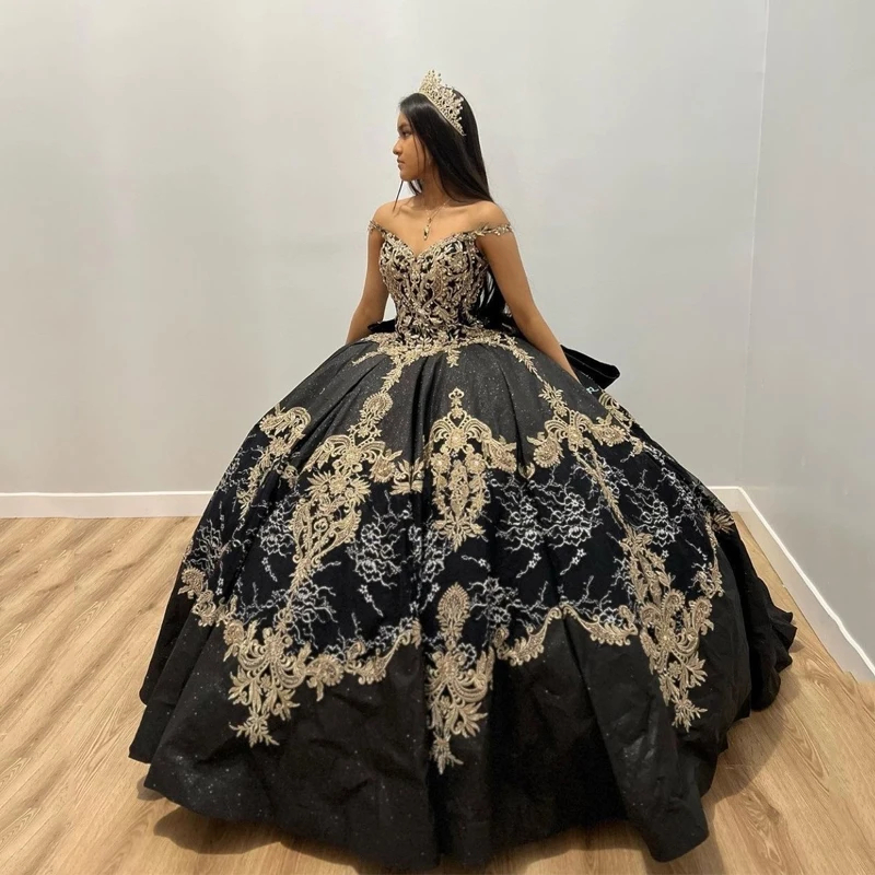 green emerald velvet dress Sequin Off Shoulder Quinceanera Dress by Elizabeth K main image 1